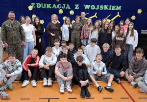 Uczestnicy programu Edukacja z wojskiem