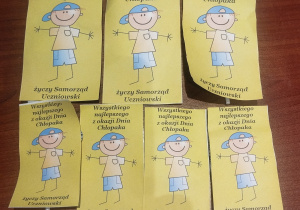 Lizaki z życzeniami dla chłopców