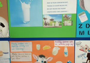 Mleko i jego przetwory - prace plastyczne