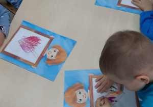 kolorowanki i inne prace dzieci z przedszkola, z grupy RYBKI pozyskane z UNICEF