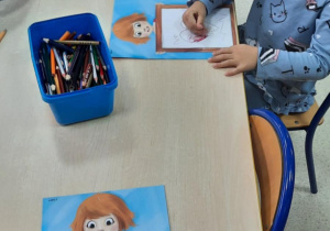 kolorowanki i inne prace dzieci z przedszkola, z grupy RYBKI pozyskane z UNICEF