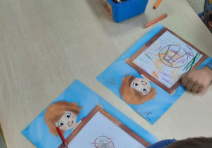 kolorowanki i inne prace dzieci z przedszkola, z grupy RYBKI pozyskane z UNICEF