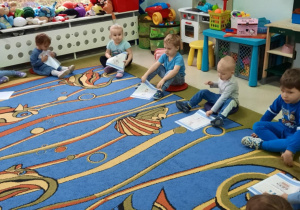 kolorowanki i inne prace dzieci z przedszkola, z grupy RYBKI pozyskane z UNICEF