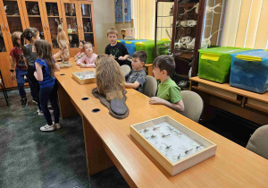 Uczniowie klasy Ia na Wydziale Leśnictwa