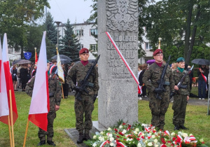 Uroczystości przy pomniku Zesłańców Sybiru