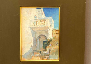 Obraz Józefa Panfila, pt. Motyw z Mykonos