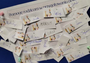 Karteczki z dobrymi uczynkami