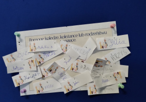 Karteczki z dobrymi uczynkami