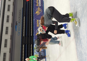 Zawodnicy na starcie - nasza reprezentantka w środku - Natalia Dalman