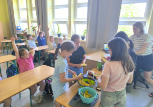 Uczniowie podczas warsztatów